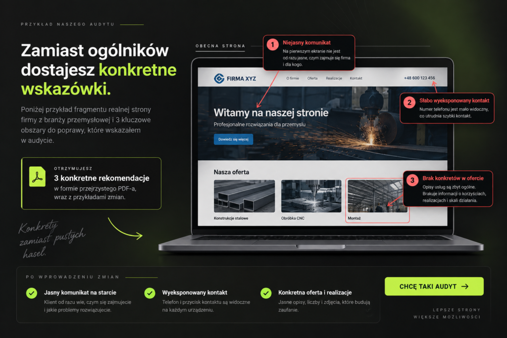 Oferta usługi